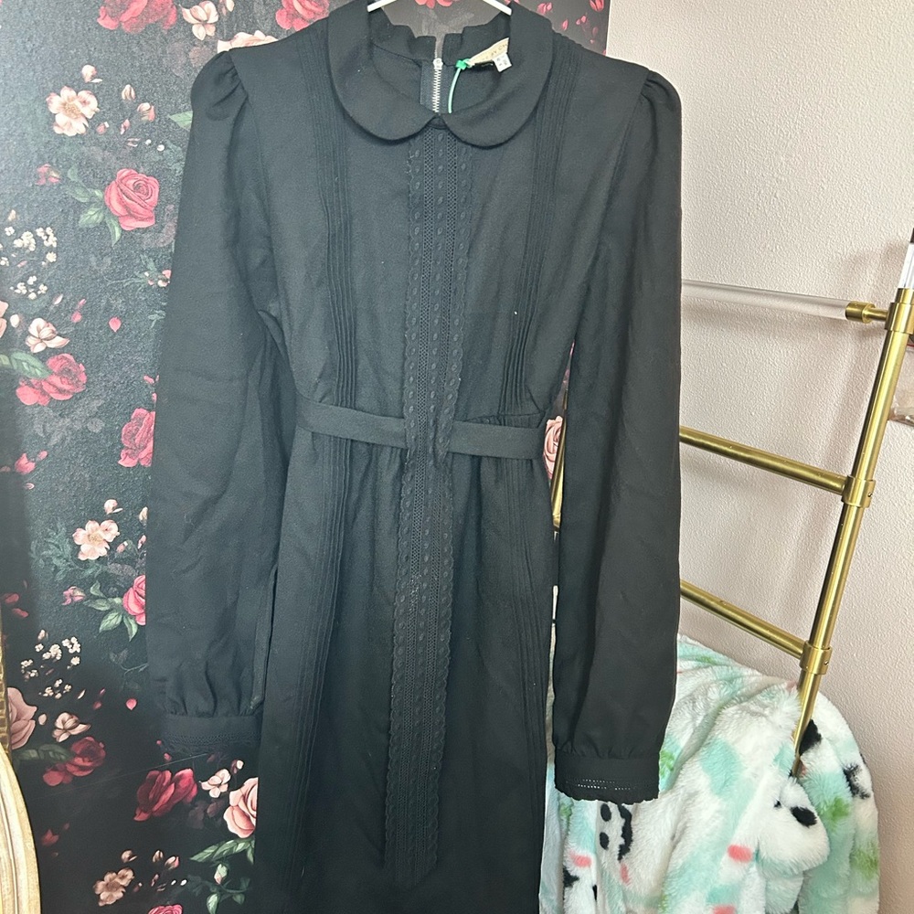 See By Chloe Black Long Sleeve Dress